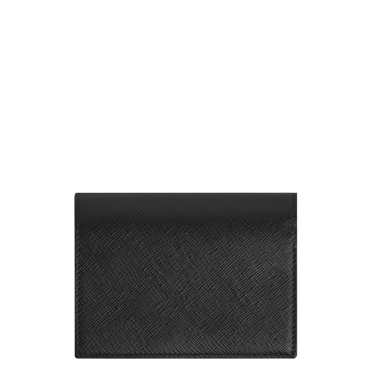 Portefeuille Compact 6cc Zippé Montblanc Sartorial Noir