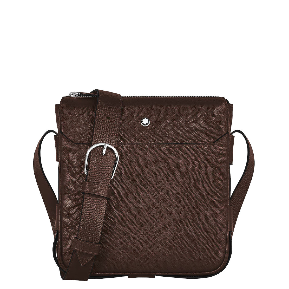 Sac Messenger vertical en cuir Montblanc Sartorial Ébène