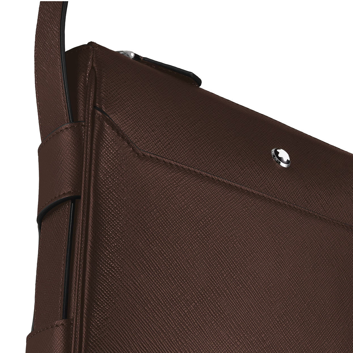 Sac Messenger vertical en cuir Montblanc Sartorial Ébène