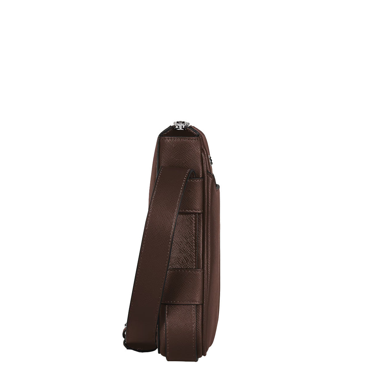 Sac Messenger vertical en cuir Montblanc Sartorial Ébène