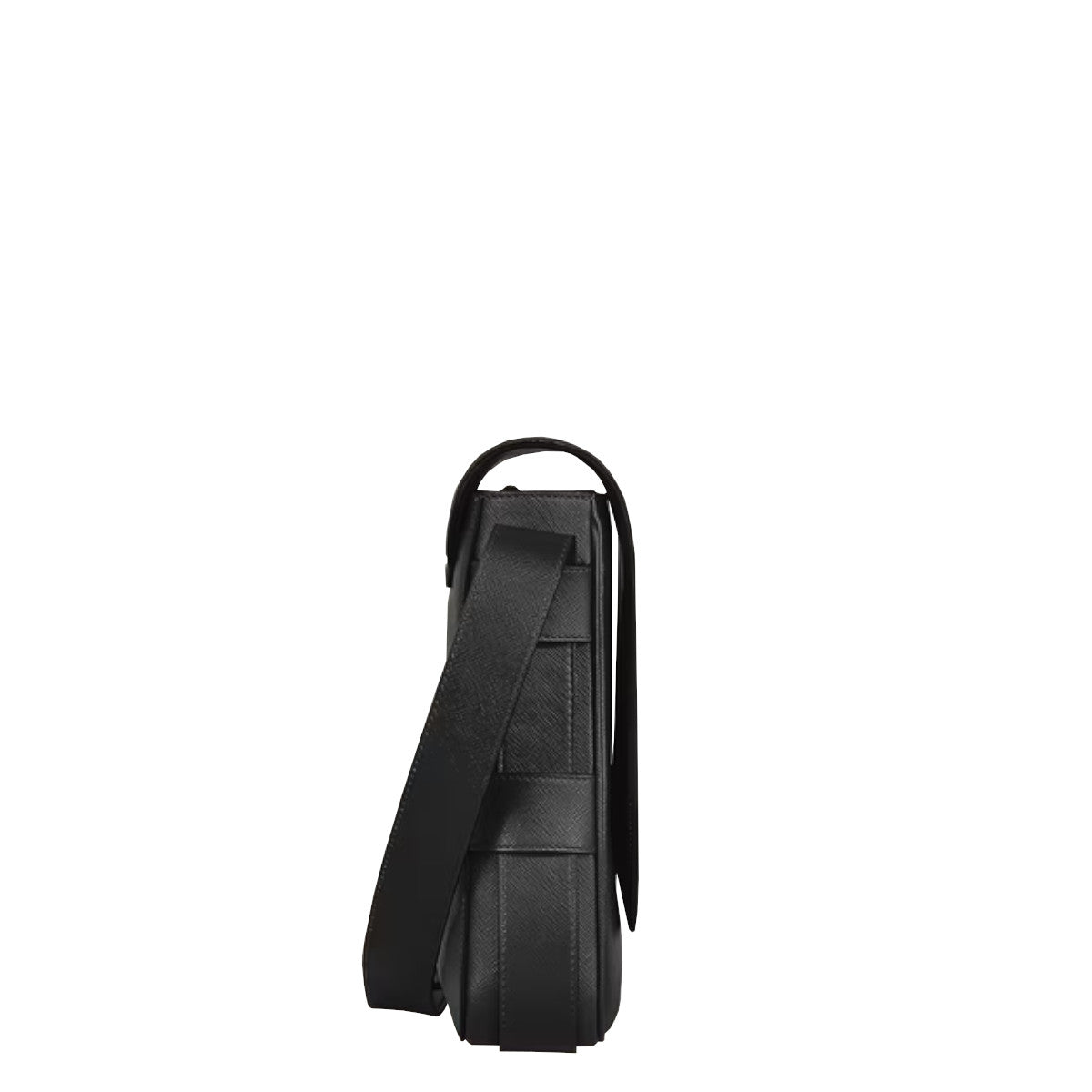 Sac Messenger Montblanc en cuir Sartorial Noir