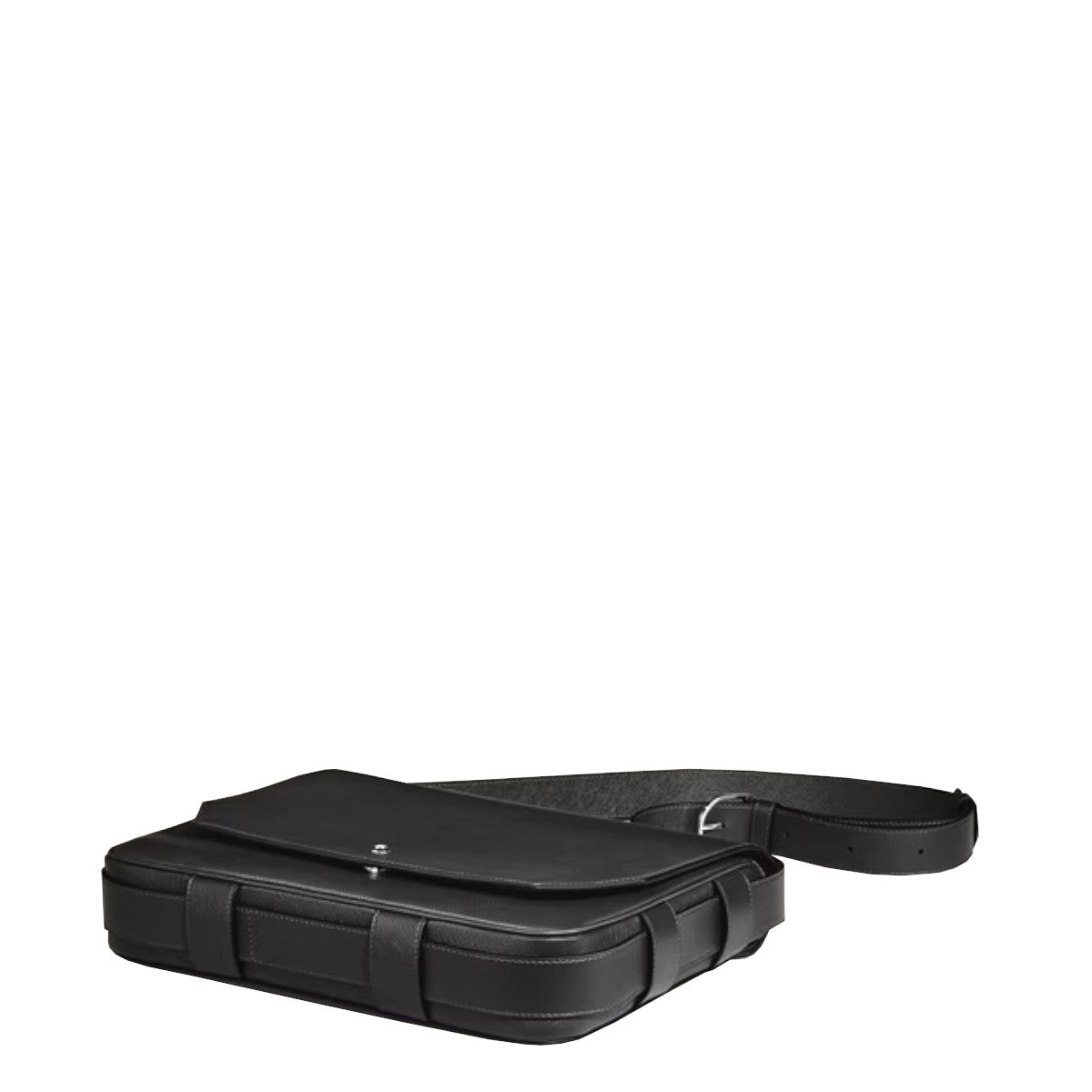 Sac Messenger Montblanc en cuir Sartorial Noir