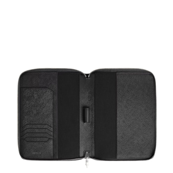 Étui pour Carnet Petit Format Zippé Montblanc Sartorial Noir