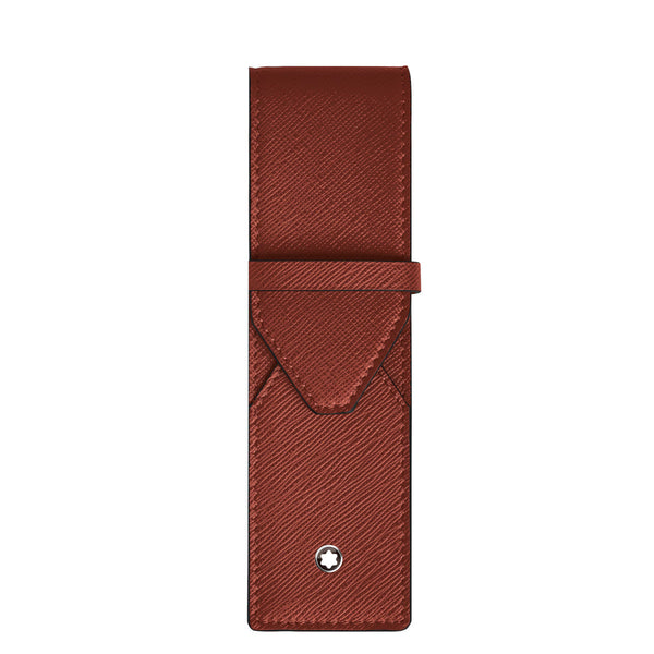 Étui pour 2 instruments d'écriture Montblanc Sartorial Rouge