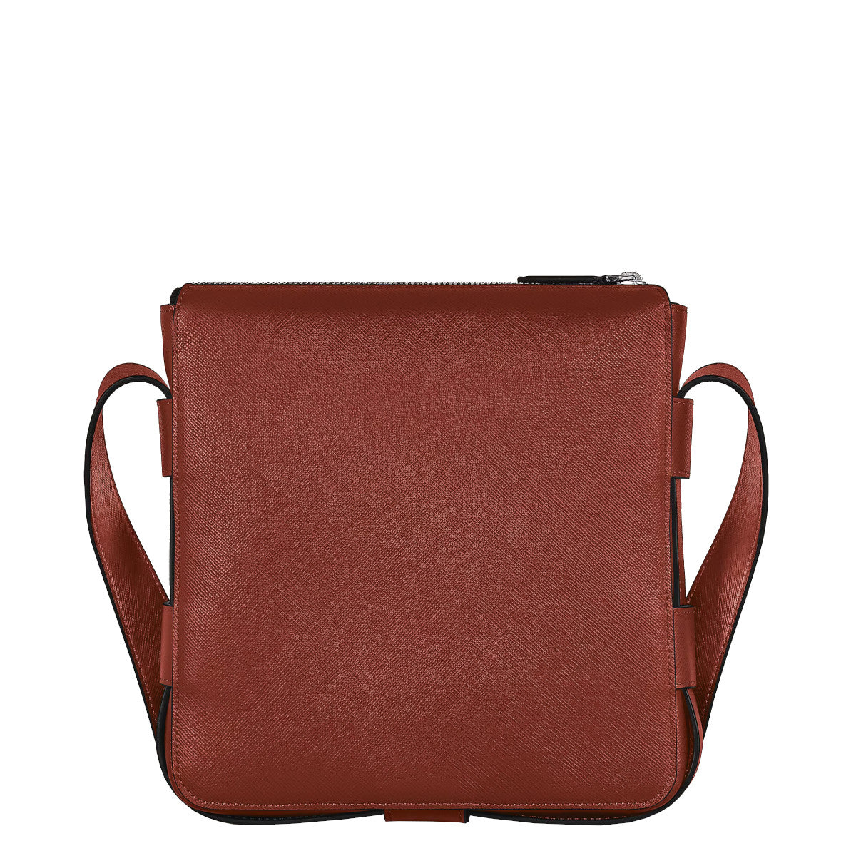 Sac Messenger vertical en cuir Montblanc Sartorial Rouge