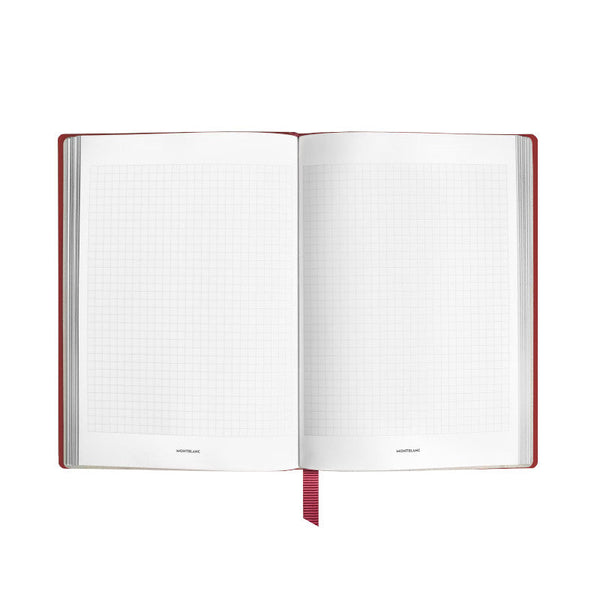 Carnet moyen format en cuir Montblanc Sartorial, pages quadrillées