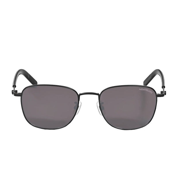 Lunettes de soleil carrées à monture métallique couleur Noire