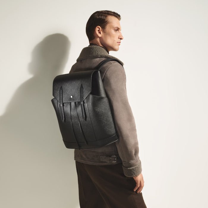 Sac à dosMontblancSac à dos moyen modèle en cuir Montblanc Sartorial