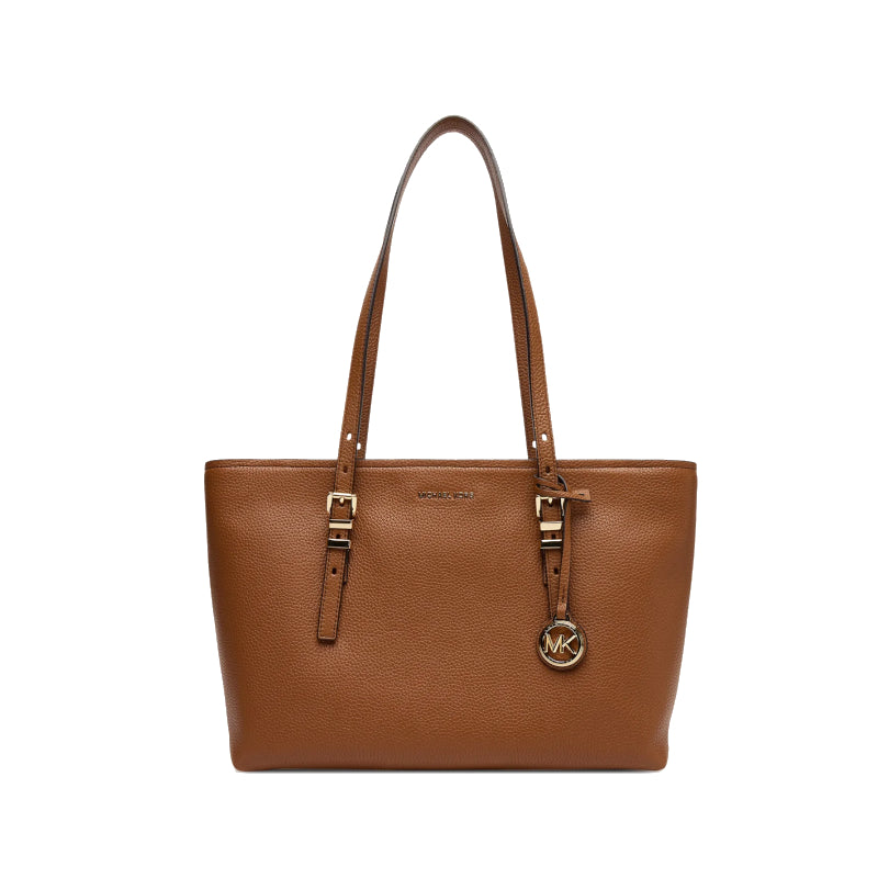 Sac cabas Quinn moyen en cuir grainé Michael Kors