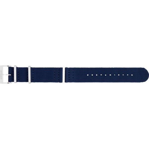 Bracelet Montblanc Summit 2 en nylon bleu - Boutique-Officielle-Montblanc-Cannes