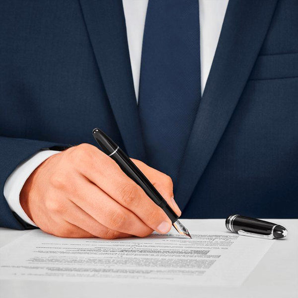 Stylo plume Meisterstück LeGrand Traveller Platiné - Boutique-Officielle-Montblanc-Cannes