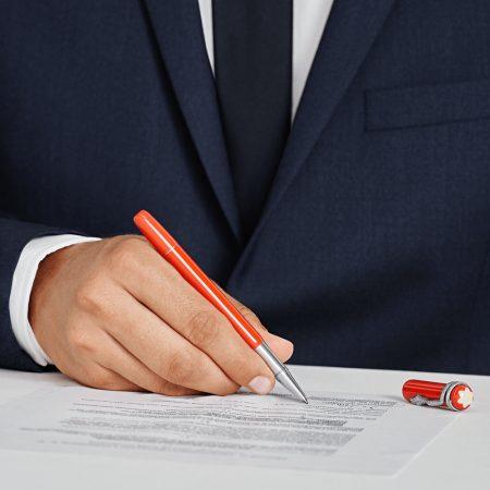 Rollerball Montblanc Heritage Collection Rouge et Noir Special Edition Corail - Boutique-Officielle-Montblanc-Cannes