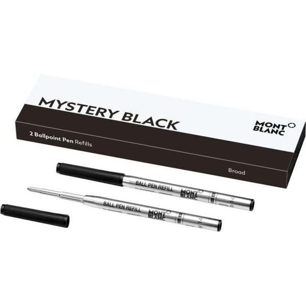 2 recharges de stylo bille (B) Mystery Black - Boutique-Officielle-Montblanc-Cannes