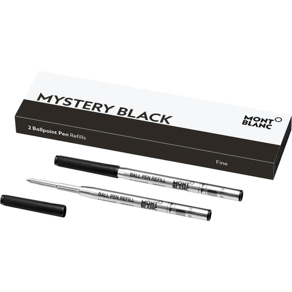 2 recharges de stylo bille (F) Mystery Black - Boutique-Officielle-Montblanc-Cannes