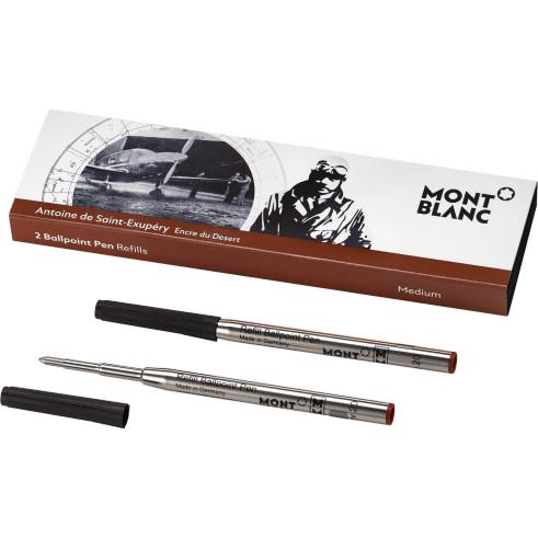 2 recharges de stylo bille (M) Antoine De Saint-Exupéry - Boutique-Officielle-Montblanc-Cannes
