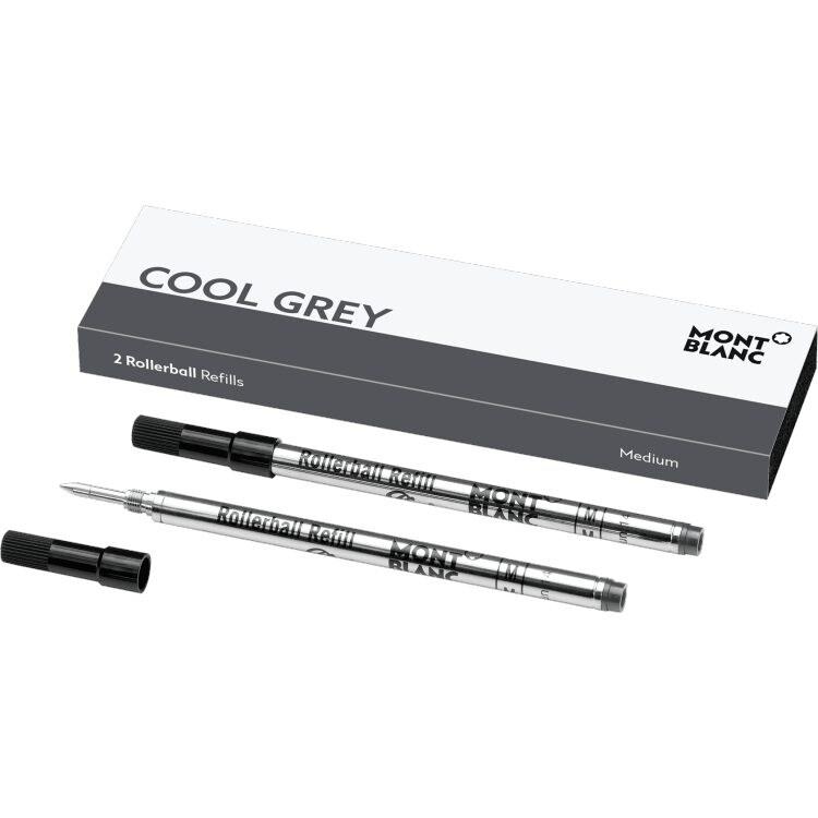 2 recharges pour rollerball (M), Cool Grey