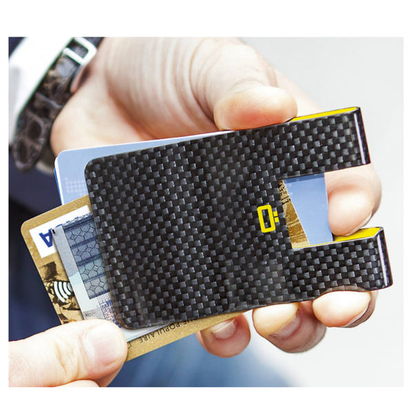 Porte carte 3D Carbone card clip