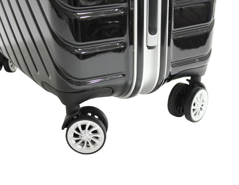 Valise cabine Alistair - Collection Infinity - 4 roues - ABS ultra résistant - Noir
