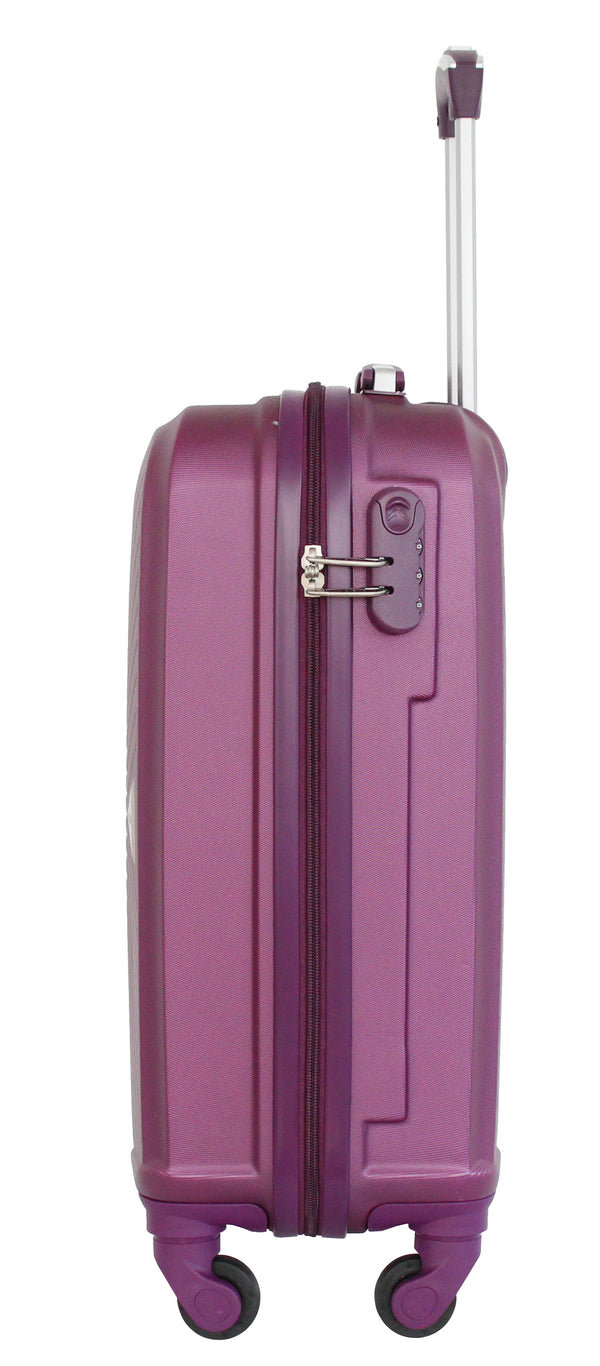 Valise cabine S Alistair - Collection Iron - 4 roues - ABS ultra résistant - Violet
