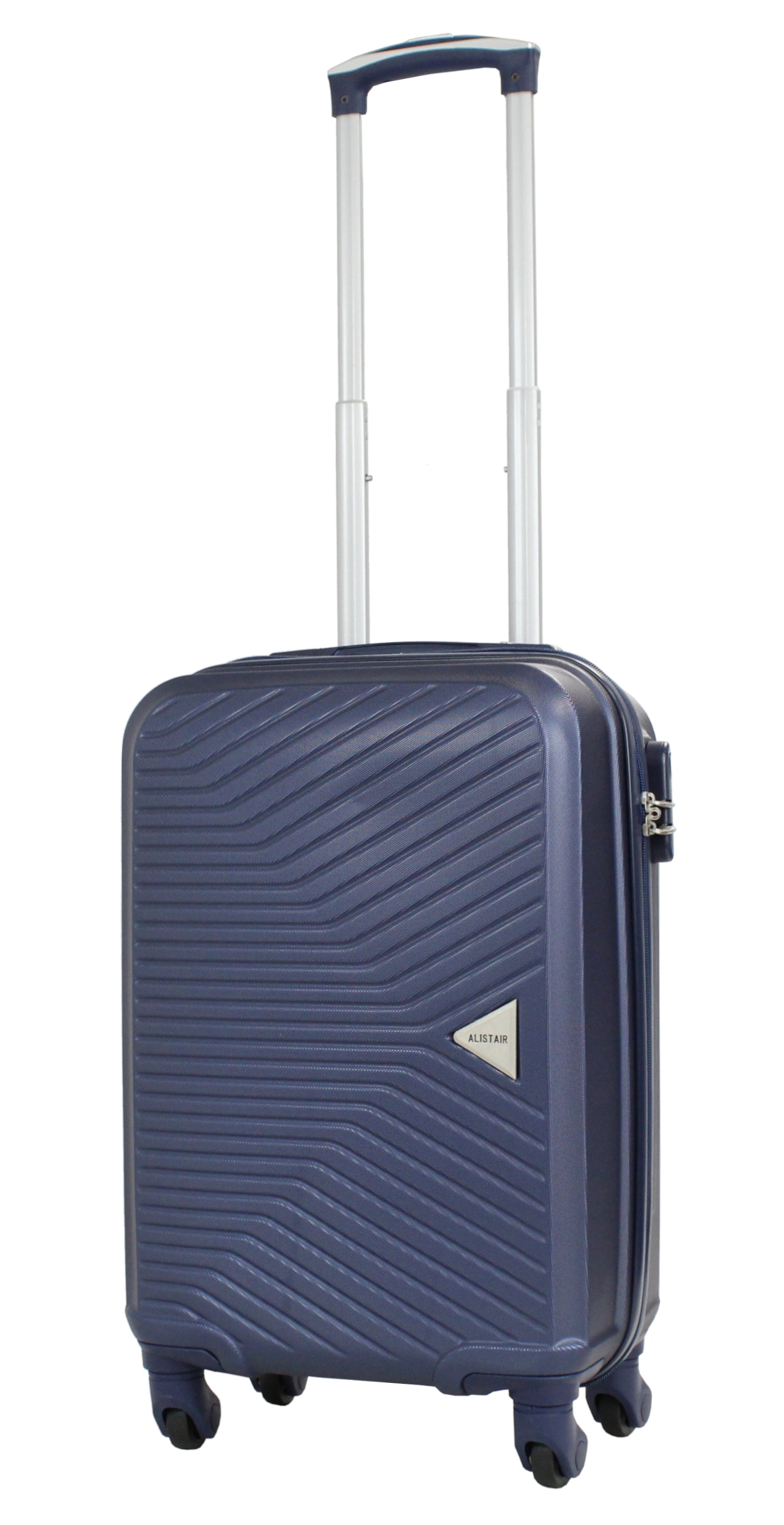 Valise cabine S Alistair - Collection Iron - 4 roues - ABS ultra résistant - Bleu