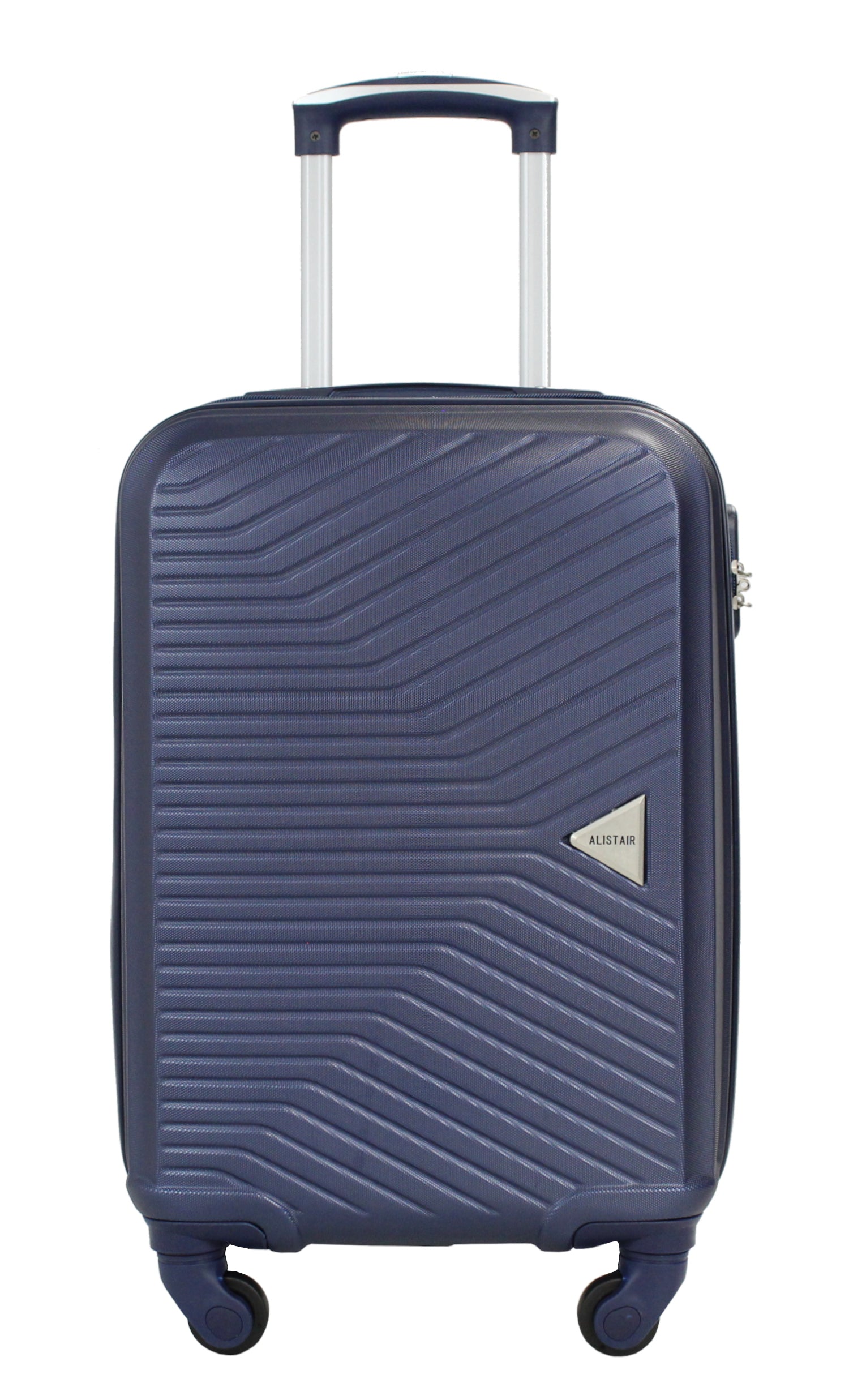 Valise cabine S Alistair - Collection Iron - 4 roues - ABS ultra résistant - Bleu