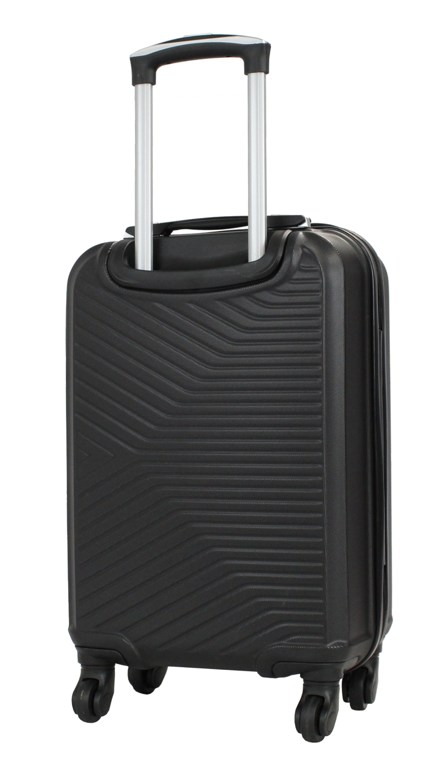 Valise cabine S Alistair - Collection Iron - 4 roues - ABS ultra résistant - Noir