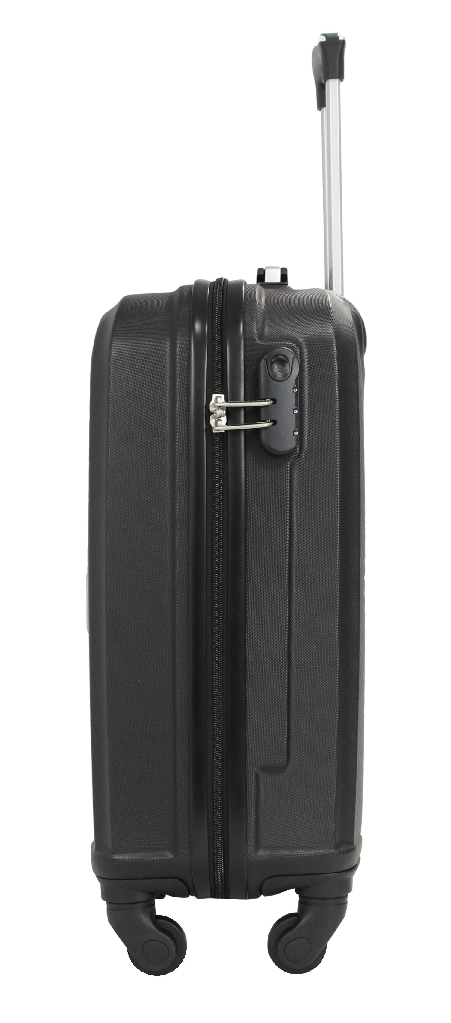 Valise cabine 55 cm et Vanity S Alistair - Collection Iron - 4 roues - ABS ultra résistant - Noir