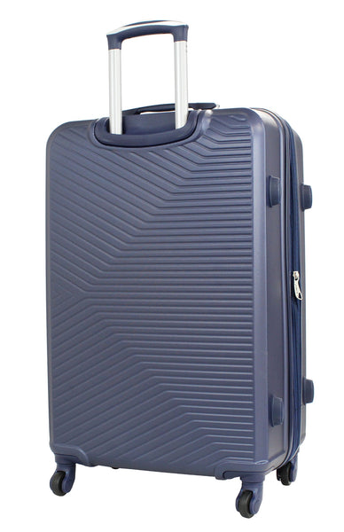 Valise grande taille Alistair - Collection Iron - 4 roues - ABS ultra résistant - Bleu