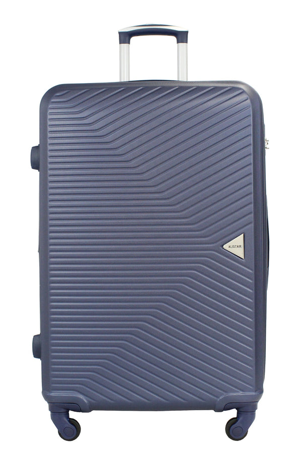 Valise grande taille Alistair - Collection Iron - 4 roues - ABS ultra résistant - Bleu