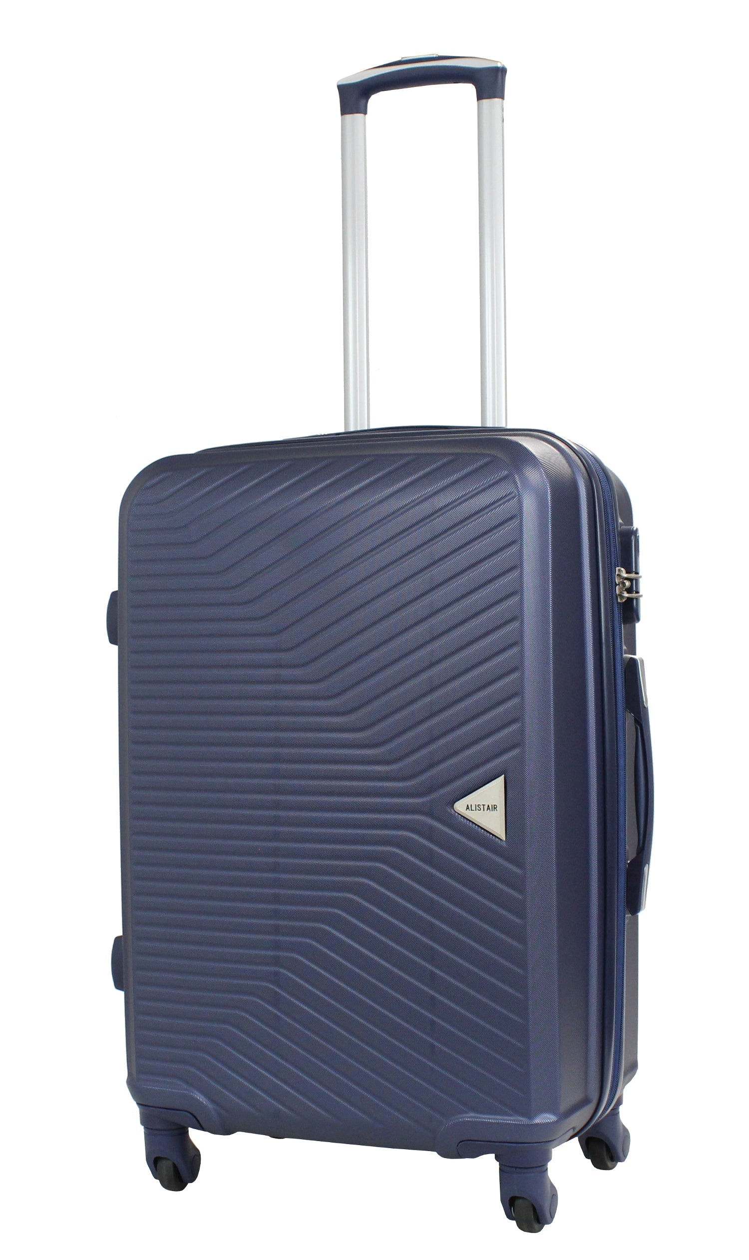 Valise taille moyenne Alistair - Collection Iron - 4 roues - ABS ultra résistant - Bleu