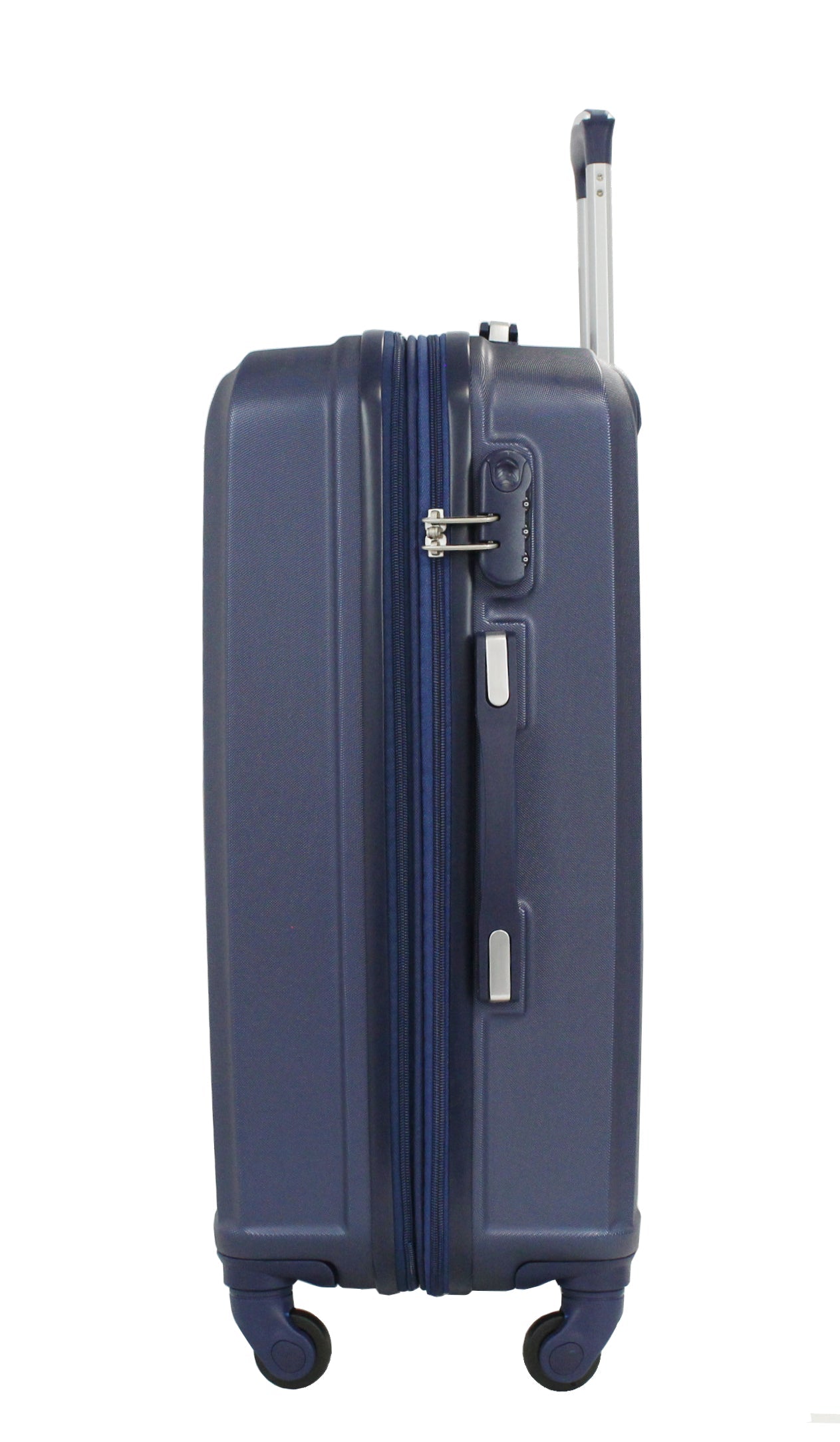 Valise taille moyenne Alistair - Collection Iron - 4 roues - ABS ultra résistant - Bleu