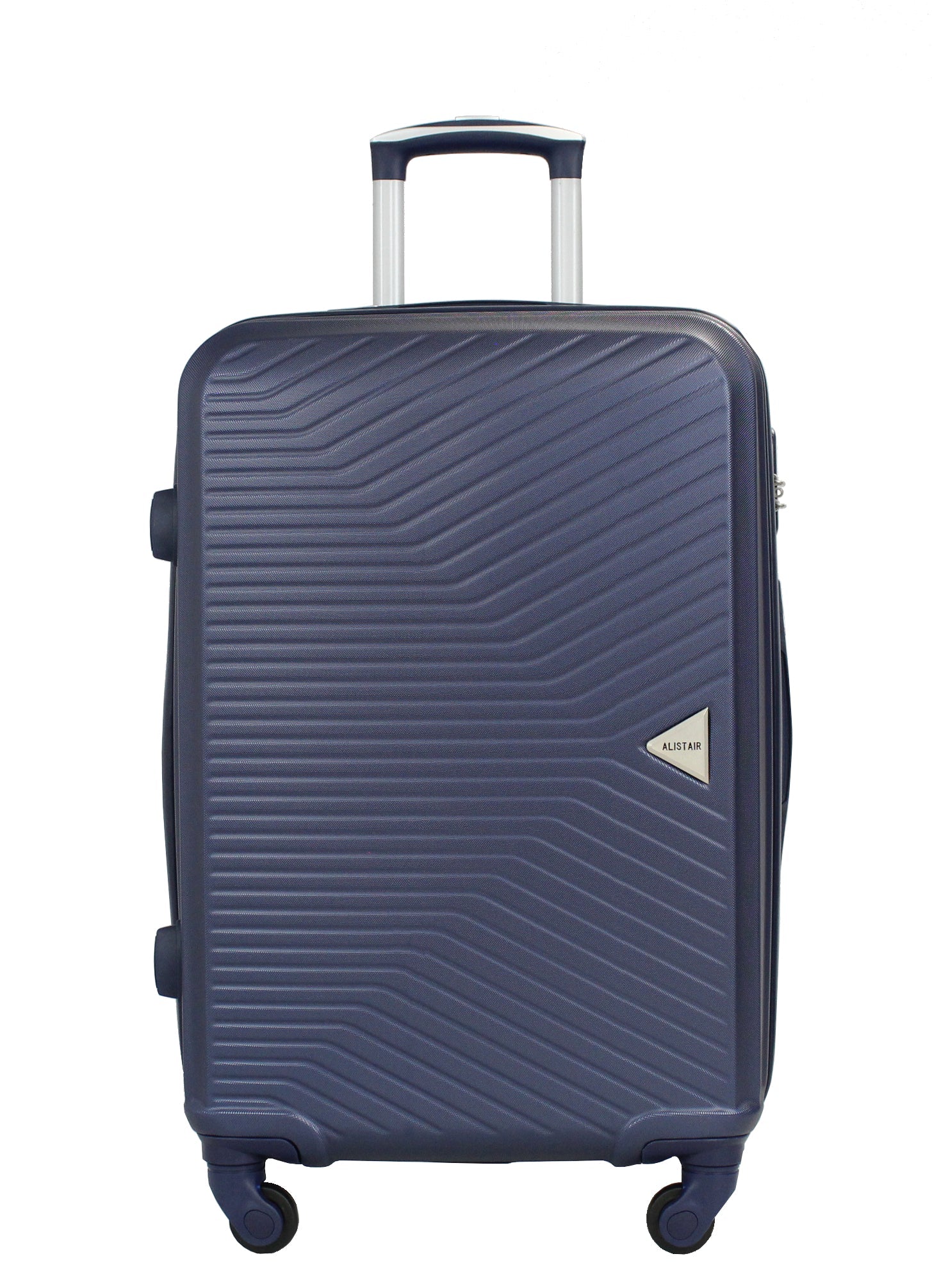 Valise taille moyenne Alistair - Collection Iron - 4 roues - ABS ultra résistant - Bleu