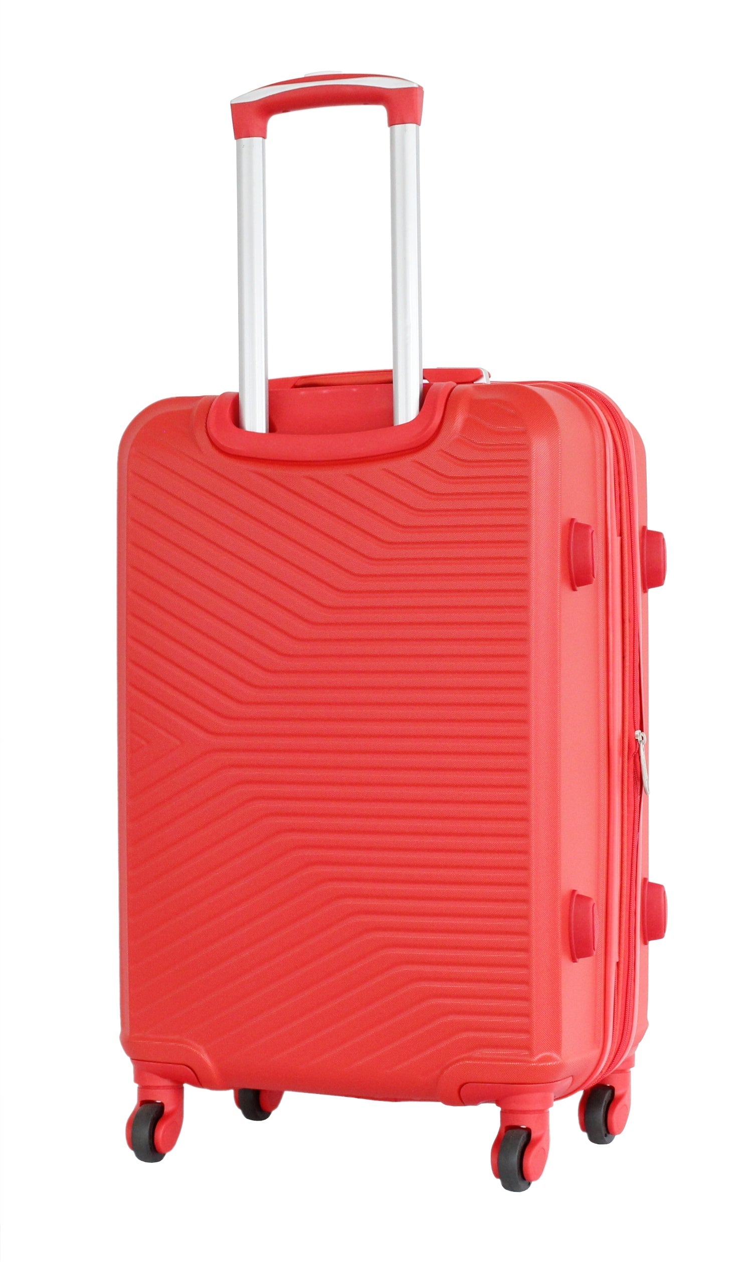 Valise taille moyenne Alistair - Collection Iron - 4 roues - ABS ultra résistant - Rouge