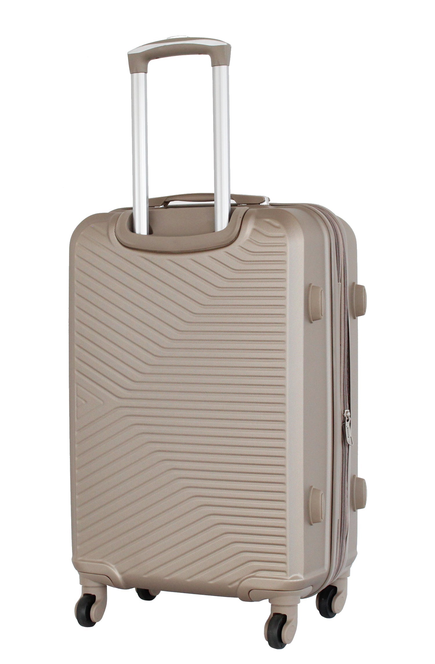 Valise taille moyenne Alistair - Collection Iron - 4 roues - ABS ultra résistant - Champagne