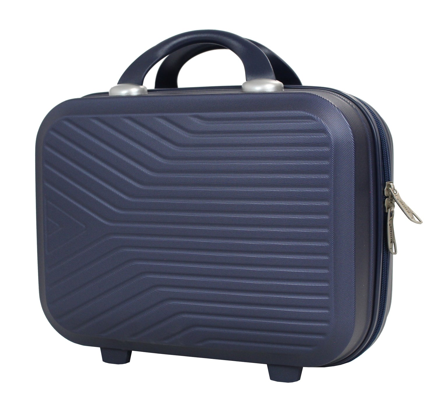 Valise cabine 55 cm et Vanity S Alistair - Collection Iron - 4 roues - ABS ultra résistant - Bleu