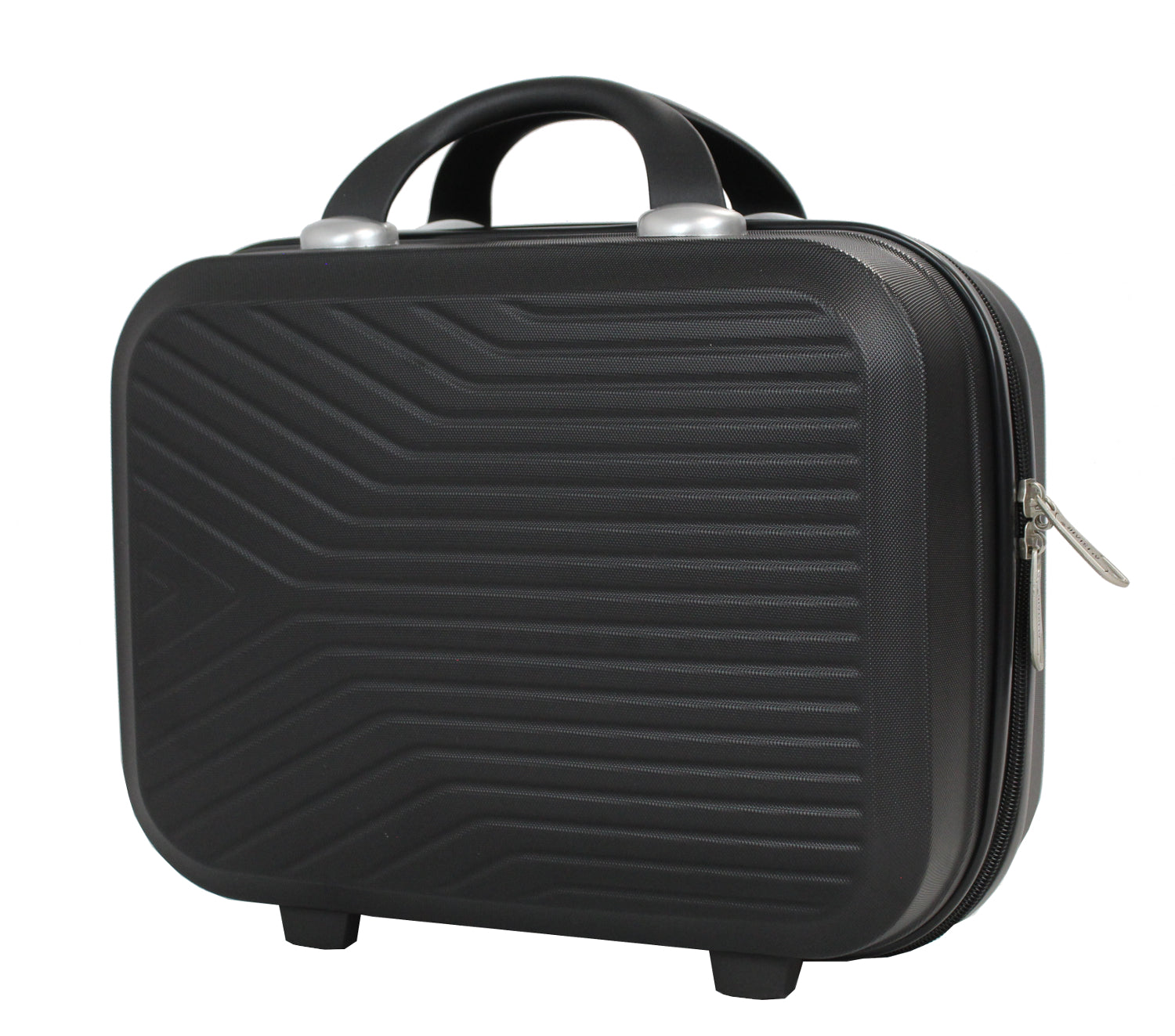 Valise cabine 55 cm et Vanity S Alistair - Collection Iron - 4 roues - ABS ultra résistant - Noir