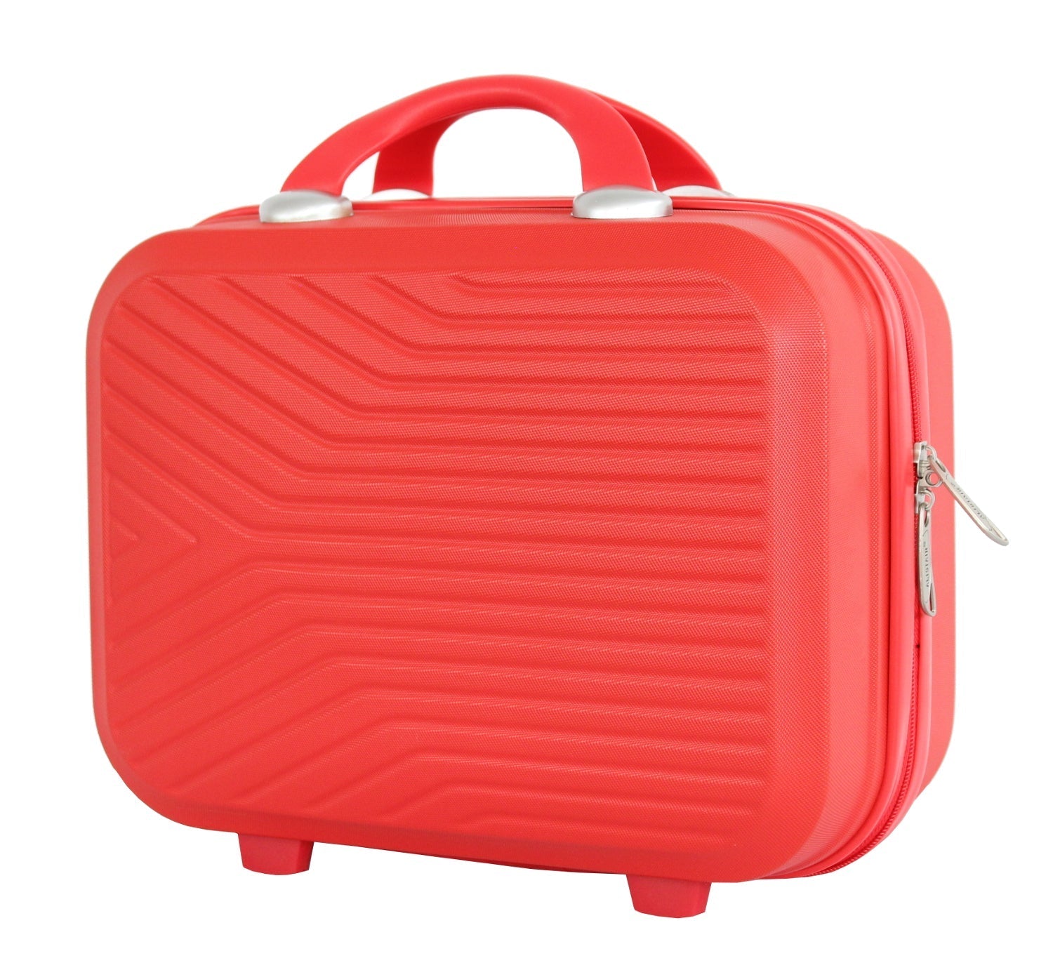 Valise cabine 55 cm et Vanity S Alistair - Collection Iron - 4 roues - ABS ultra résistant - Rouge