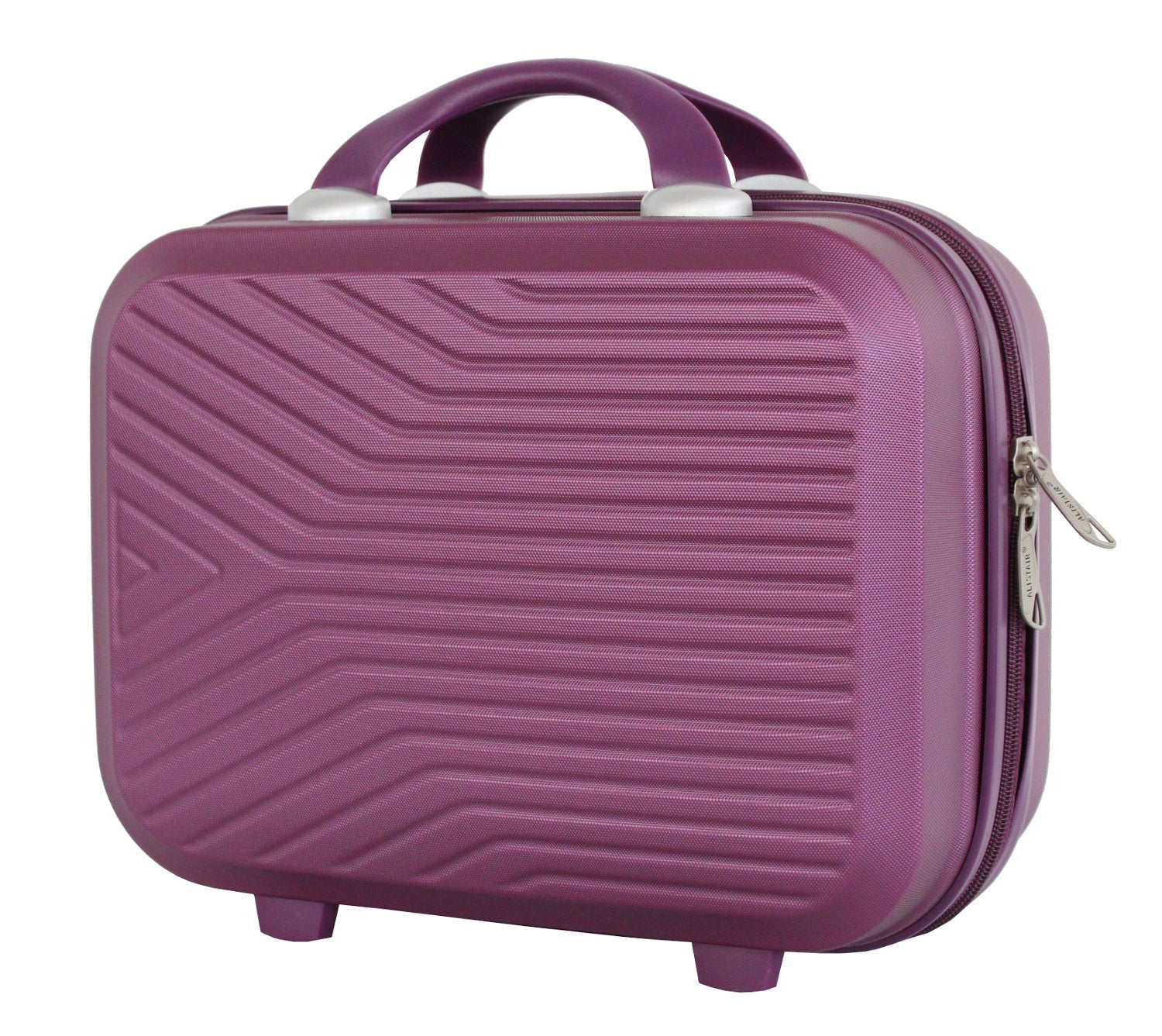 Valise cabine 55 cm et Vanity S Alistair - Collection Iron - 4 roues - ABS ultra résistant - Violet