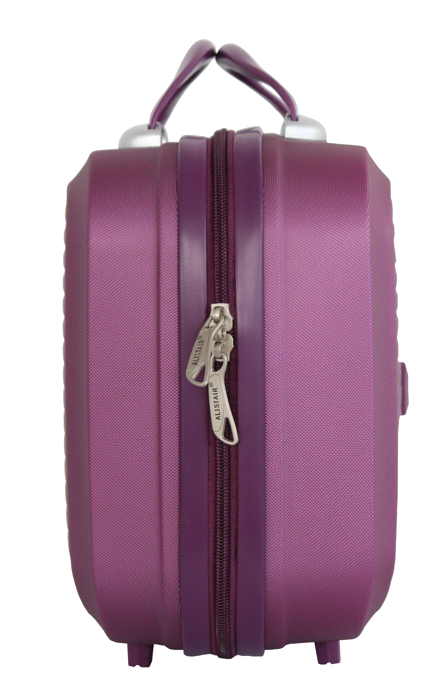 Valise cabine 55 cm et Vanity S Alistair - Collection Iron - 4 roues - ABS ultra résistant - Violet