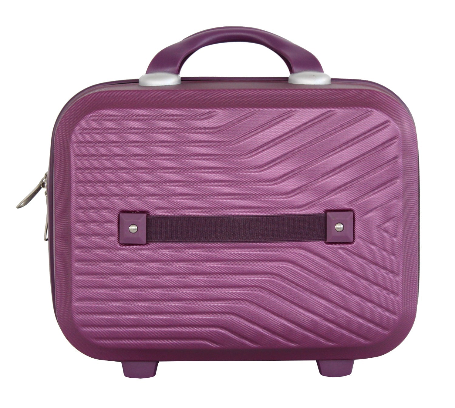 Valise cabine 55 cm et Vanity S Alistair - Collection Iron - 4 roues - ABS ultra résistant - Violet