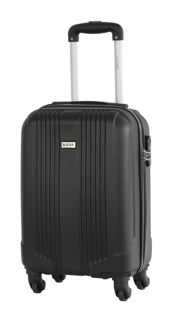 Set de 4 Valises 52cm-55cm-65cm-75cm + Vanity Alistair - Collection Airo 2.0 - 4 roues - ABS ultra résistant - Noir