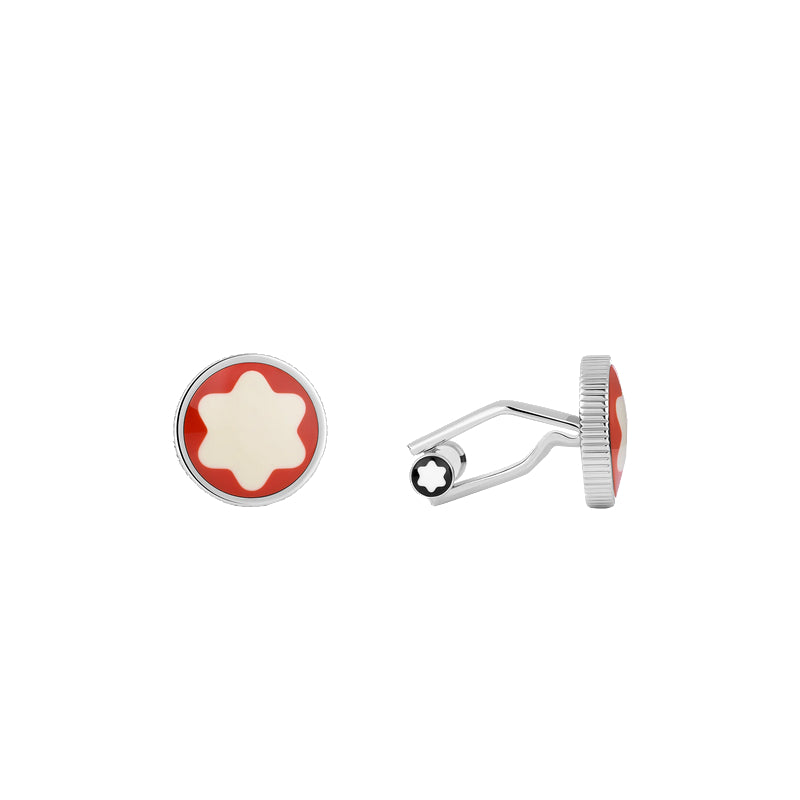 Boutons de manchette Heritage Rouge et Noir