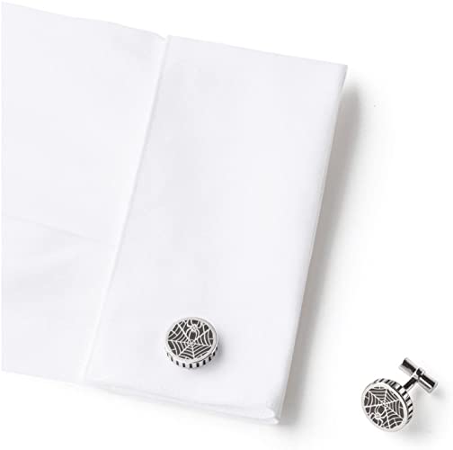 Boutons de manchette Motif Toile D'araignée