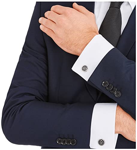 Boutons de manchette Motif Toile D'araignée