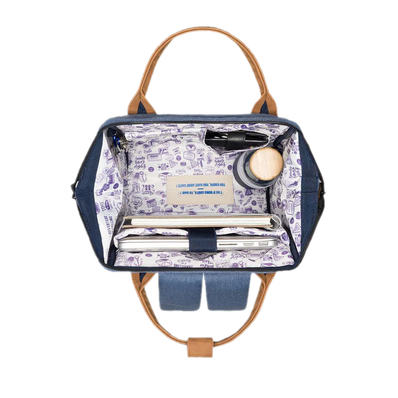 Cabaïa - Sac à dos Adventurer M Paris Bleu Melanged