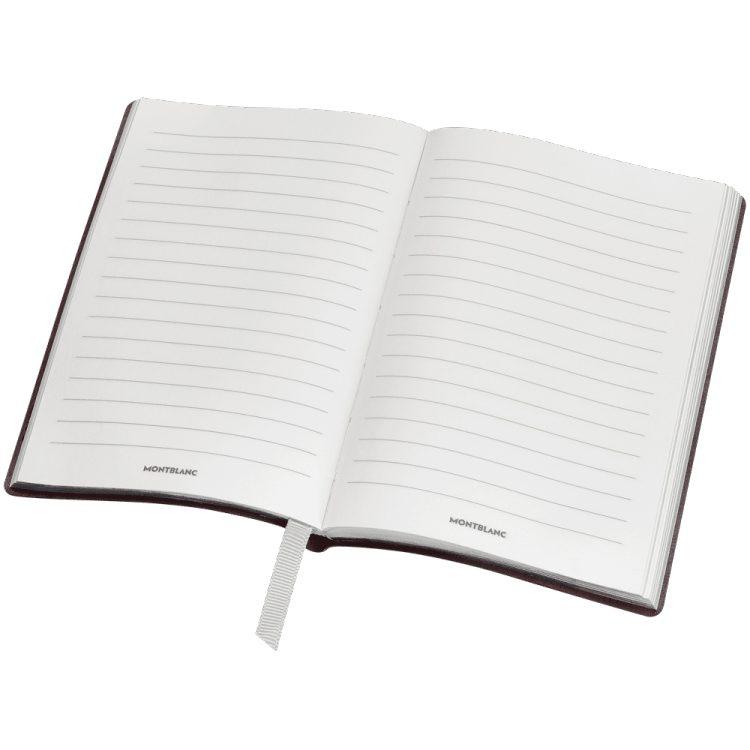 Carnet #148 Montblanc Fine Stationery, tobacco, avec lignes