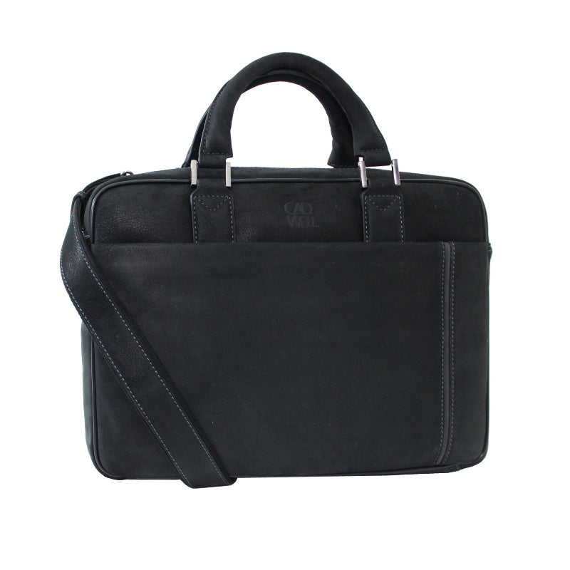 Cartable 1 Soufflet Cadwell Noir