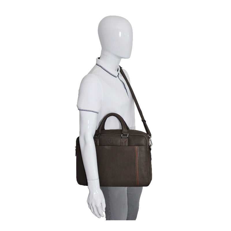 Cartable 2 Anses Cadwell Marron