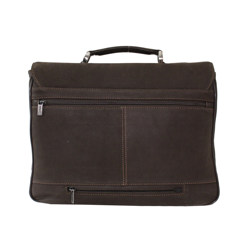 Cartable 2 Soufflets Cadwell Marron