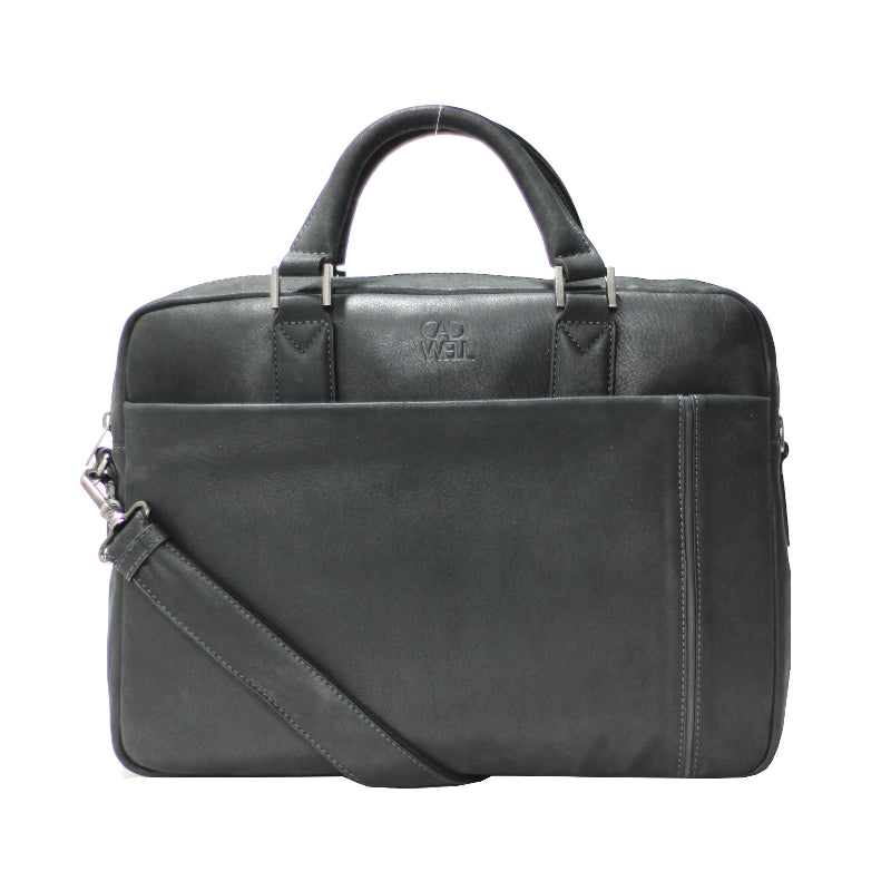Cartable 2 anses Hommes Noir Cadwell
